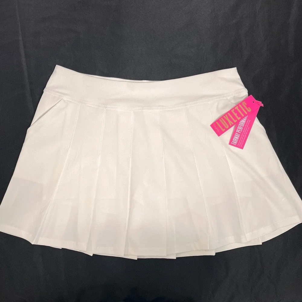 Lilly‎ Pulitzer 16 Fairway Performance 12 Resort White Fraser Skort UPS 50+ Golf